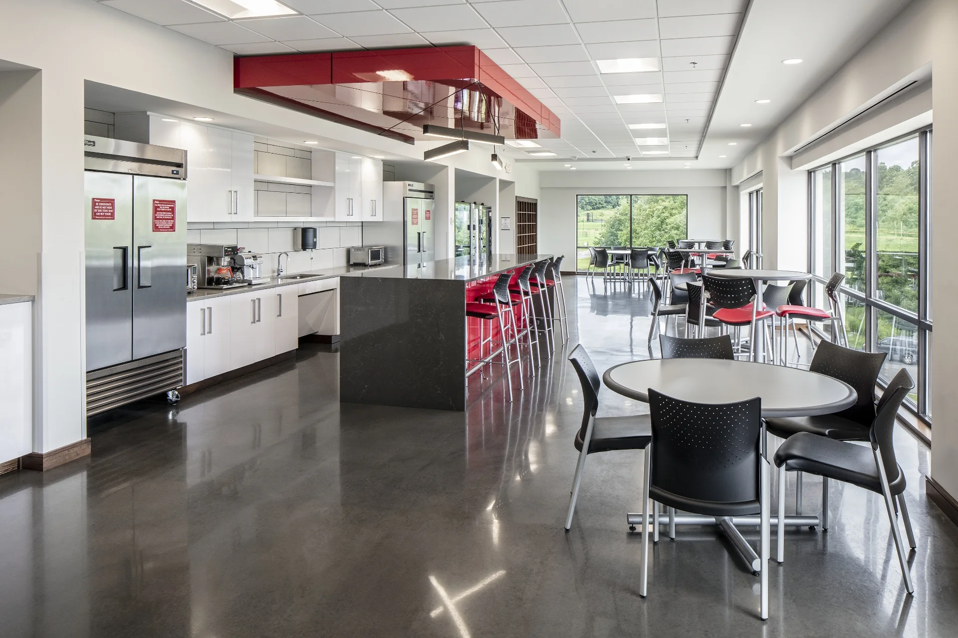 interior kitchen and dining area